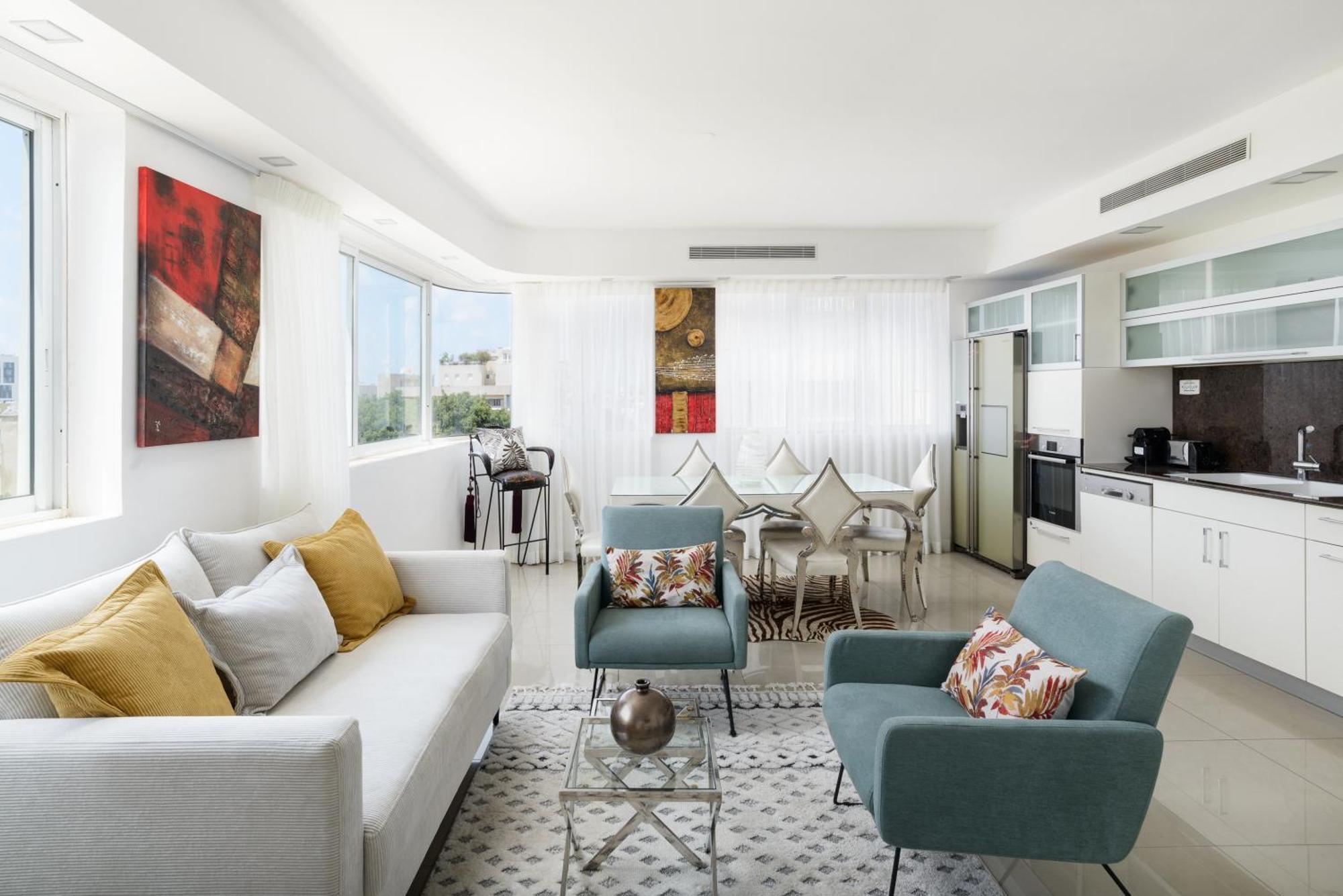 Penthouse With Panoramic View By Feelhome Тел Авив Екстериор снимка