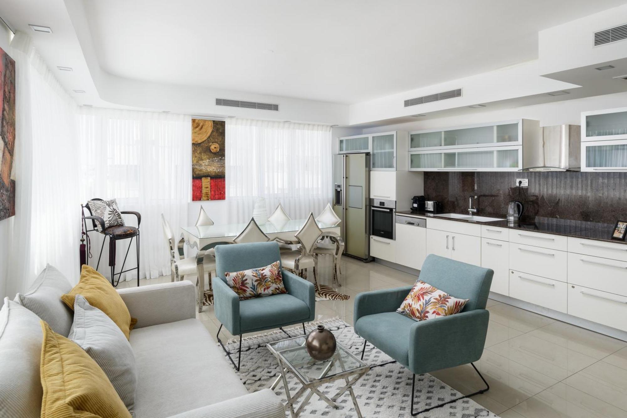 Penthouse With Panoramic View By Feelhome Тел Авив Екстериор снимка